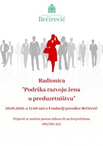 Read more about the article Radionica “Podrška razvoju žena u preduzetništvu”